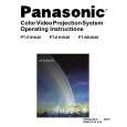 PANASONIC PT61HX40B Owner's Manual