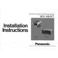 PANASONIC WV46KT Owner's Manual