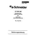 SCHNEIDER CP900AM Owner's Manual