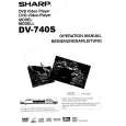 SHARP DV740S Owner's Manual