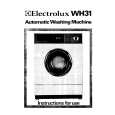 ELECTROLUX WH31 Owner's Manual