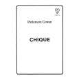 PARKINSON COWAN Chique Owner's Manual