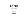 PRE SONUS ACP88 Owner's Manual