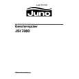 JUNO-ELECTROLUX JSI7860B Owner's Manual