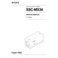 SONY SSCMX34 Owner's Manual