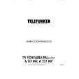TELEFUNKEN PALCOLORA231MV Owner's Manual