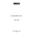 ZANUSSI ZGF644IXC Owner's Manual