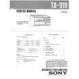 SONY TA919 Service Manual