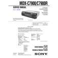 SONY MDXC7900 Service Manual