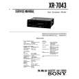 SONY XR-7043 Service Manual