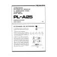 PIONEER PLA25 Owner's Manual