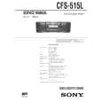 SONY CFS515L Service Manual