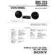 SONY XRS-333 Service Manual
