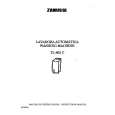 ZANUSSI TL862C Owner's Manual
