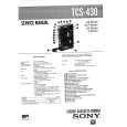 SONY TCS430 Service Manual