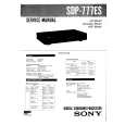 SONY SDP777ES Service Manual