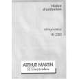 ARTHUR MARTIN ELECTROLUX IR2350 Owner's Manual