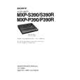 SONY MXP-P390 Owner's Manual