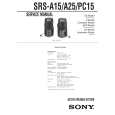 SONY SRSA25 Service Manual