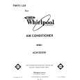 WHIRLPOOL ACM102XX0 Parts Catalog