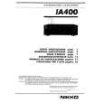 NIKKO IA400 Owner's Manual