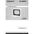 SONY KX20PS1 Service Manual