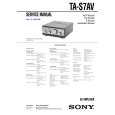 SONY TAS7AV Service Manual