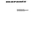 MARANTZ SR-63 Owner's Manual