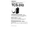 SONY TCS310 Owner's Manual