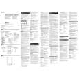 SONY SRSA202 Owner's Manual