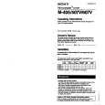 SONY M-507V Owner's Manual