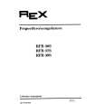 REX-ELECTROLUX RFB36S Owner's Manual