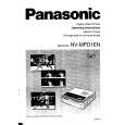PANASONIC NVMPD1EN Owner's Manual