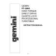 GEMINI PT-2000 Owner's Manual