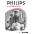 PHILIPS HR1701/00 Owner's Manual
