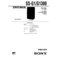 SONY SS-G1 Service Manual