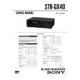 SONY STRGX40 Service Manual