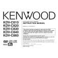 KENWOOD KDVC840 Owner's Manual
