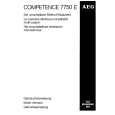 AEG 7750E-B3D Owner's Manual