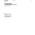 SONY ICD-R100 Owner's Manual