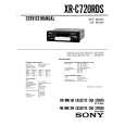 SONY XRC720RDS Service Manual