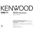 KENWOOD KMD71 Owner's Manual