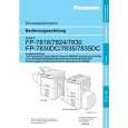 PANASONIC FP7818 Owner's Manual