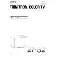 SONY KV-32SXR10 Owner's Manual