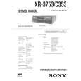 SONY XR3753 Service Manual