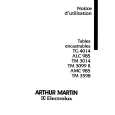 ARTHUR MARTIN ELECTROLUX TM3598W Owner's Manual