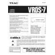TEAC VRDS7 Owner's Manual