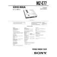 SONY MZE77 Service Manual