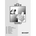 SHARP UXS10 Owner's Manual