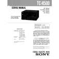 SONY TCH500 Service Manual